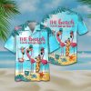 Flamingo Red Christmas Hawaii Aloha Shirt