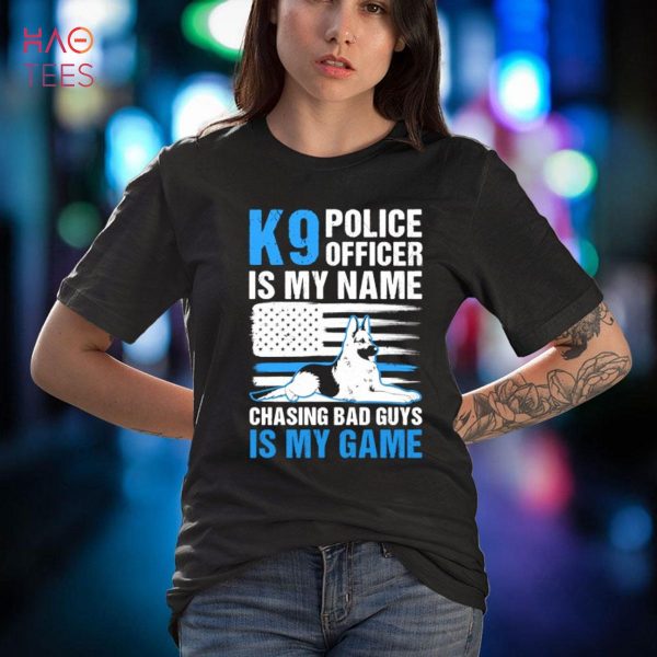 American Flag K9 Police Officer Sweatshirt Shirt