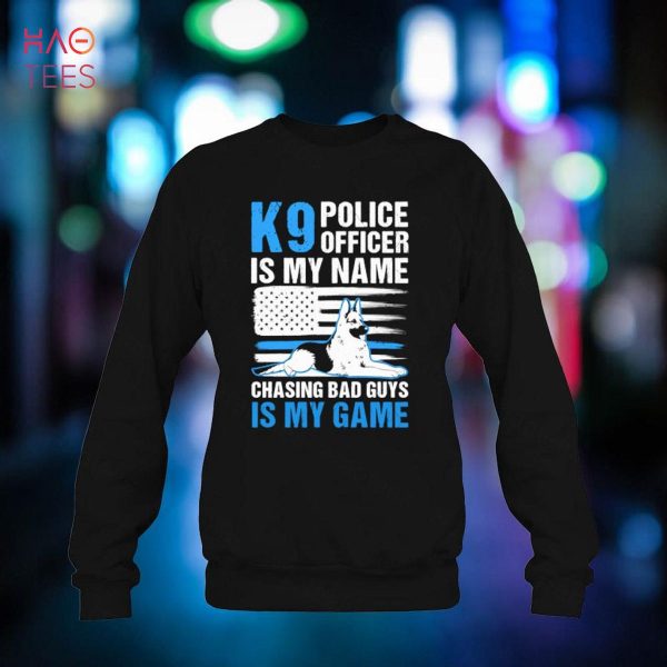 American Flag K9 Police Officer Sweatshirt Shirt