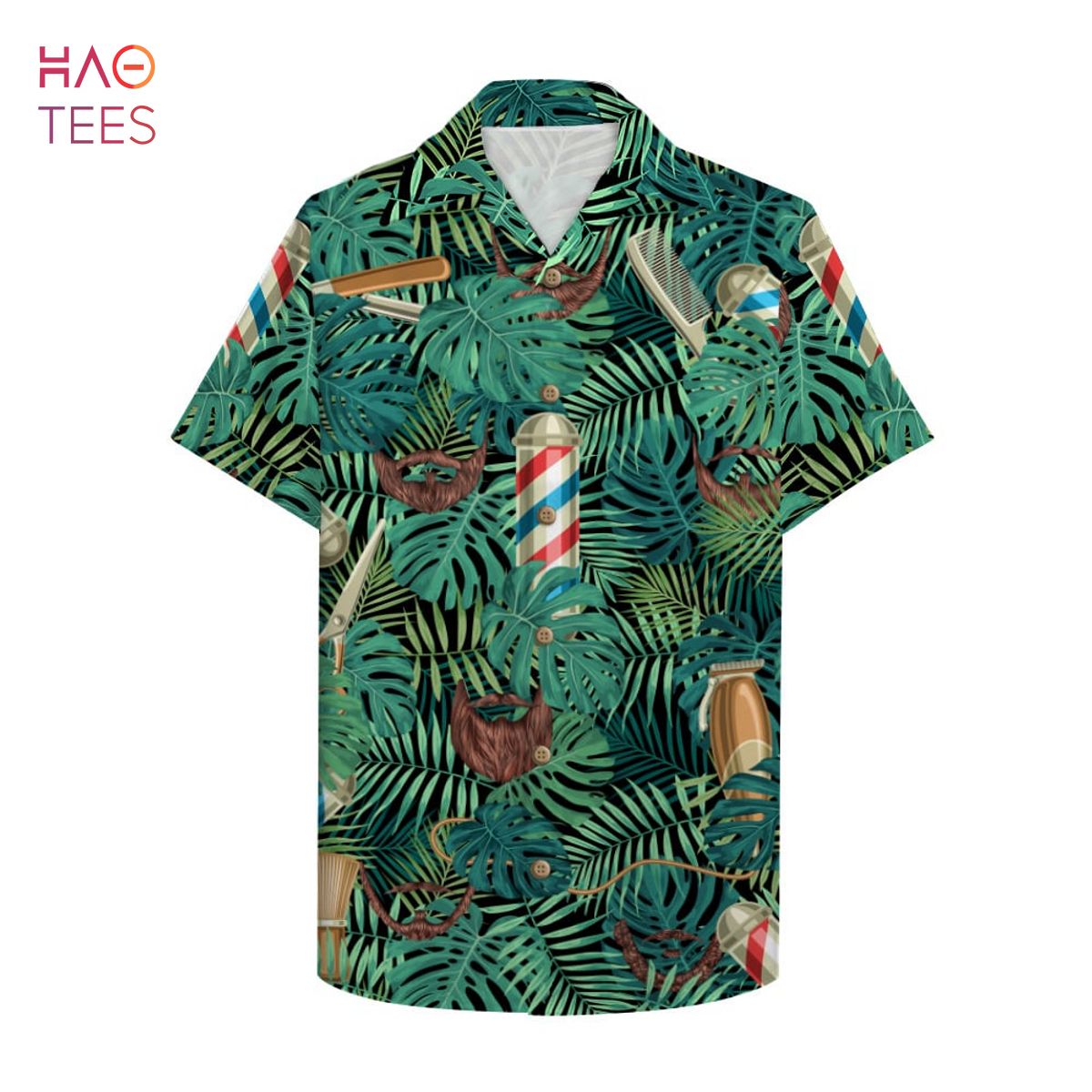 Barber Beard styles pattern Hawaiian Shirt, Aloha Shirt Barber Beard styles pattern Hawaiian Shirt, Aloha Shirt
