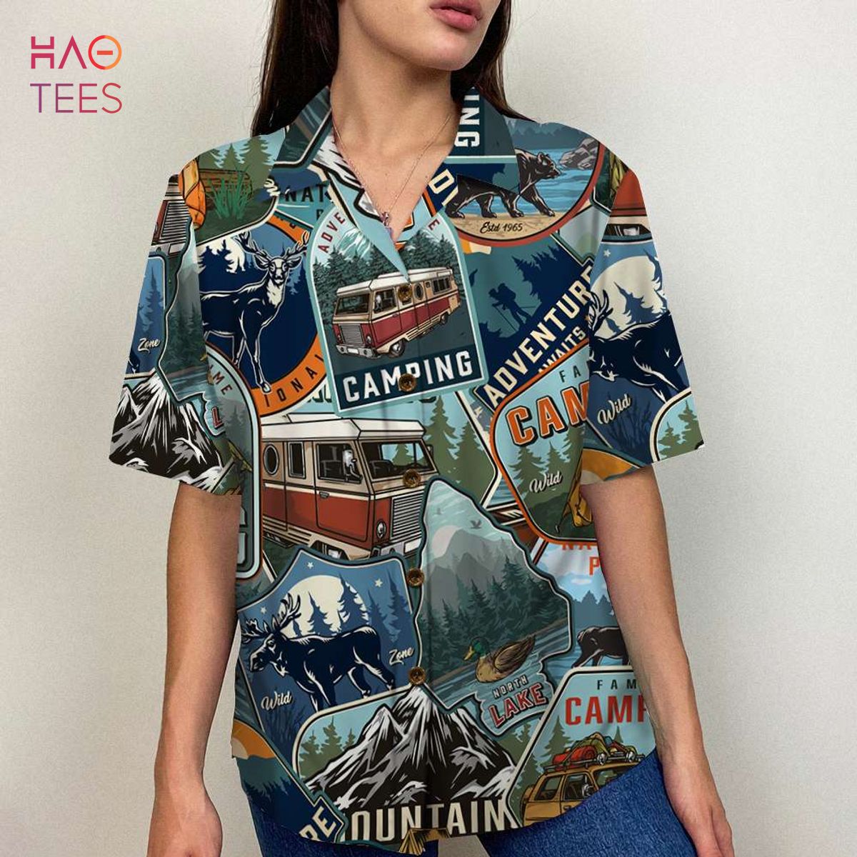 Camping Adventure time Hawaiian Shirt, Aloha Shirt Camping Adventure time Hawaiian Shirt, Aloha Shirt