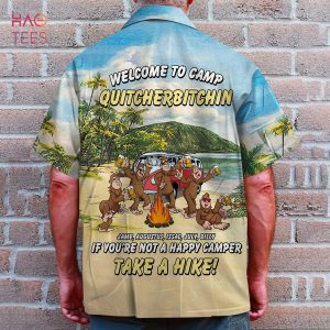 Camping Bigfoot Welcome To Camp – Custom Hawaiian Shirt, Aloha Shirt