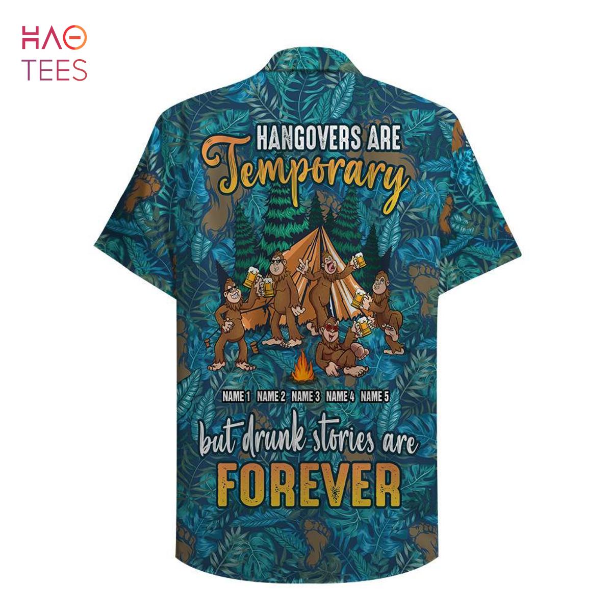 Camping Hangovers are temporary but drunk Hawaiian Shirt, Aloha Shirt Camping Hangovers are temporary but drunk Hawaiian Shirt, Aloha Shirt