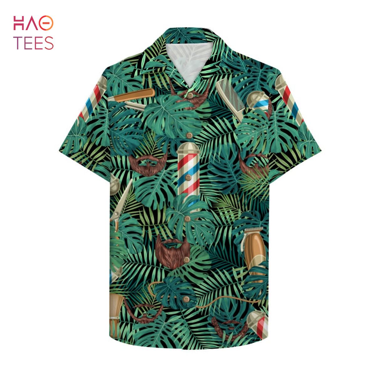 Barber Beard styles pattern Hawaiian Shirt, Aloha Shirt