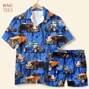 Hot Rod Flame Custom Car Hot Rod Hawaiian Shirt and Men Beach Shorts Hot Rod Flame Custom Car Hot Rod Hawaiian Shirt and Men Beach Shorts