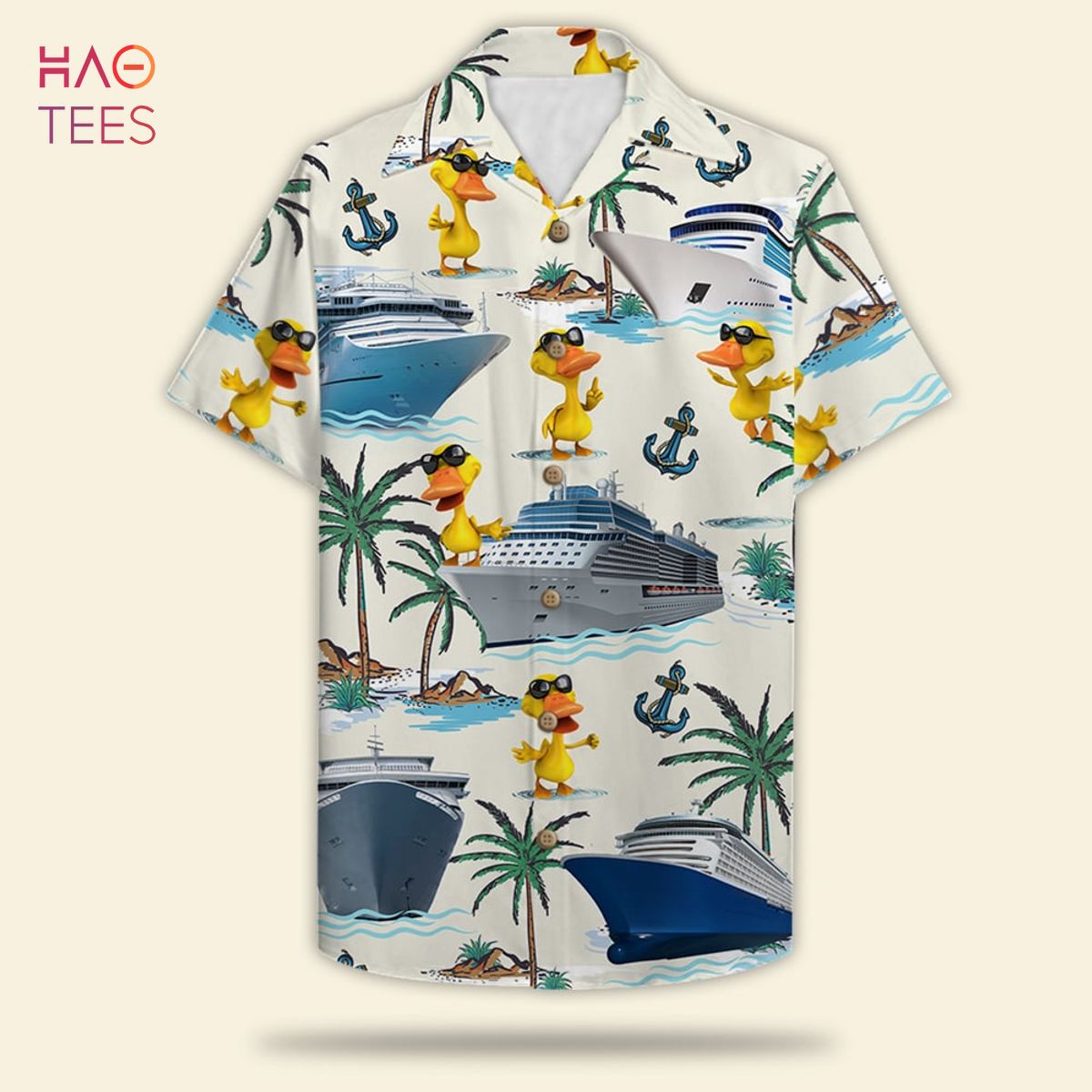 BEST Cruising Duck Hawaiian Shirt Gift for Cruise Trips