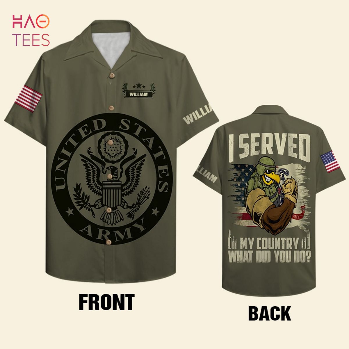 I Served My Country What Did You Do Hawaiian Shirt –
