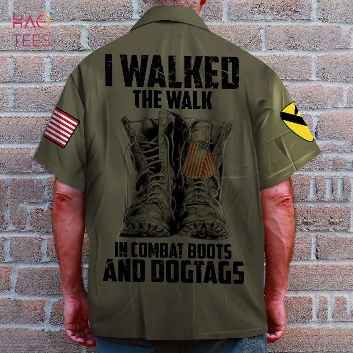 I Walked The Walk Personalized Veteran Hawaiian Shirt I Walked The Walk Personalized Veteran Hawaiian Shirt