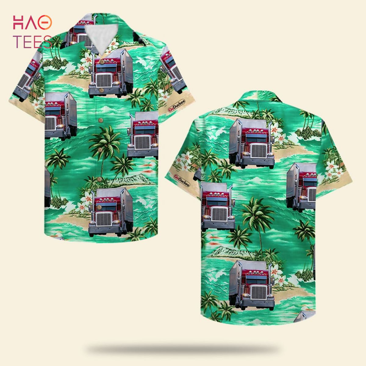 Truck Driver Custom Photo Hawaiian Shirt