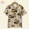 Custom Motocross Hawaiian Shirt, Tropical Pattern F