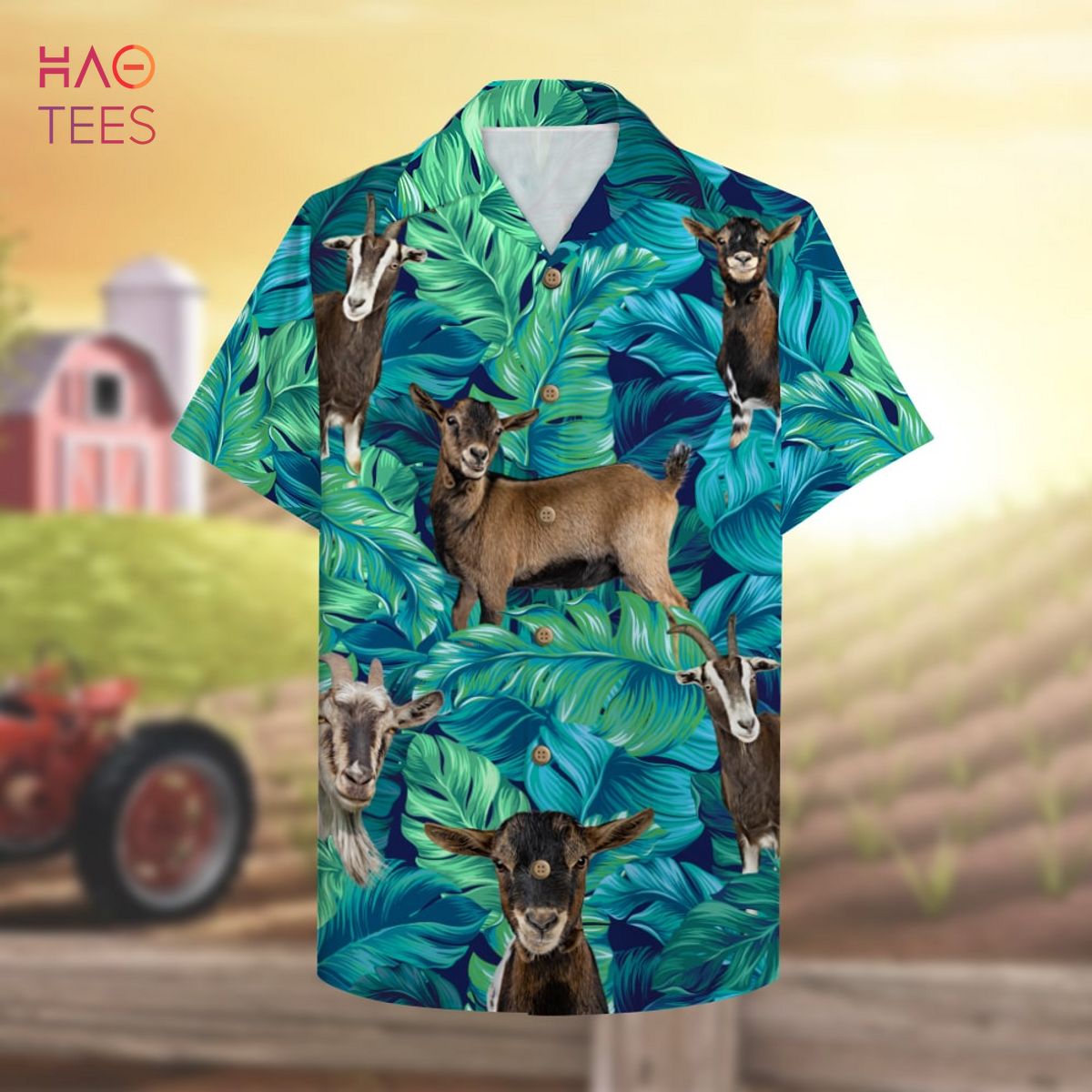 Farmer Goat Hawaiian Shirt, Aloha Shirt Farmer Goat Hawaiian Shirt, Aloha Shirt