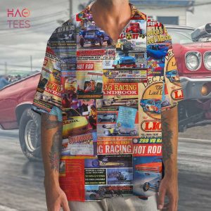 Drag Racing Magazine Hawaiian Shirt, Aloha Shirt