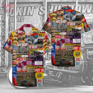 Hot Rod Magazine Hawaiian Shirt, Aloha Shirt