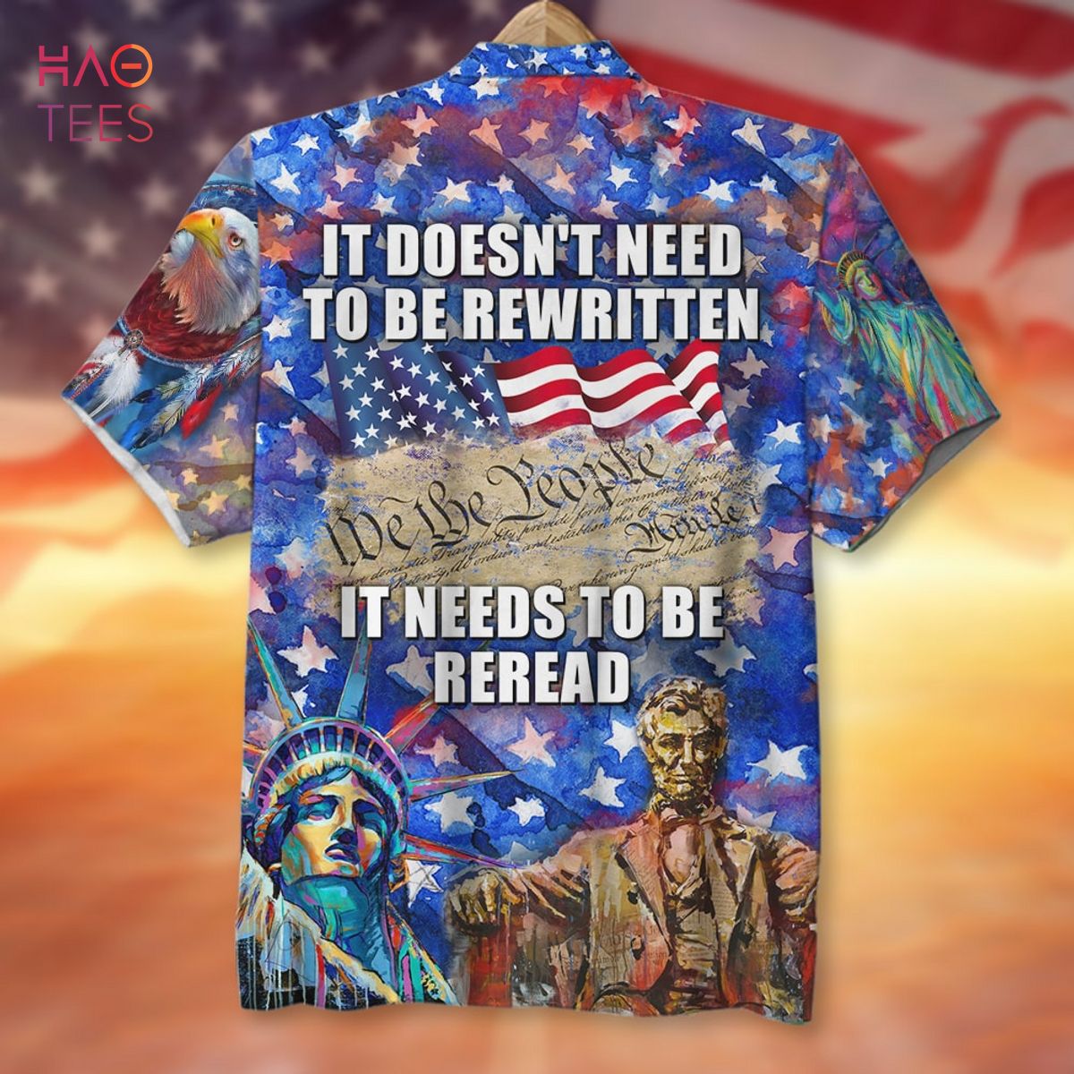 It Doesn’t Need To Be Rewritten It Needs To Be Reread, Hawaiian Shirt