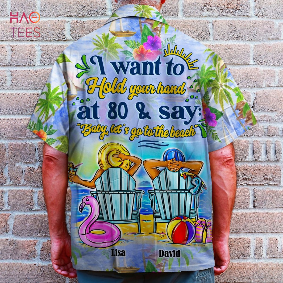 I Want To Hold Your Hand At 80 Hawaiian Shirt