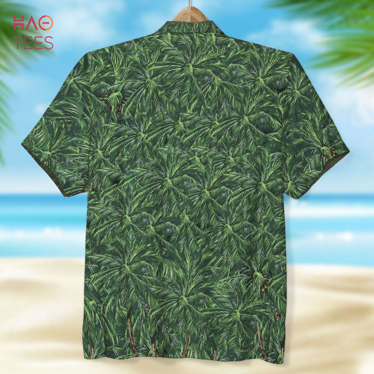 Muscle Car Coconut Palm Beach Personalized Hawaiian Shirt Muscle Car Coconut Palm Beach Personalized Hawaiian Shirt