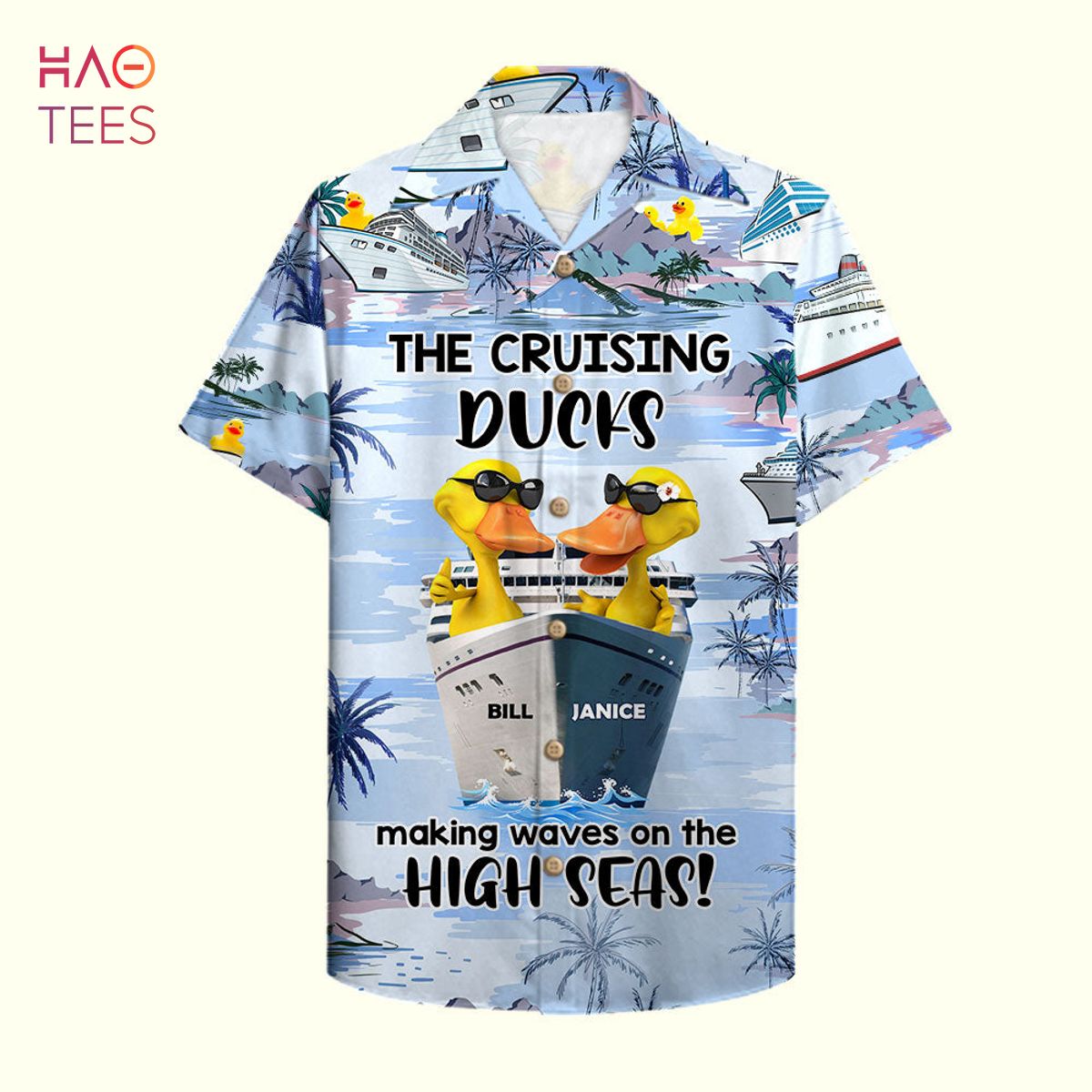 Making Waves On The High Seas Hawaiian Shirt
