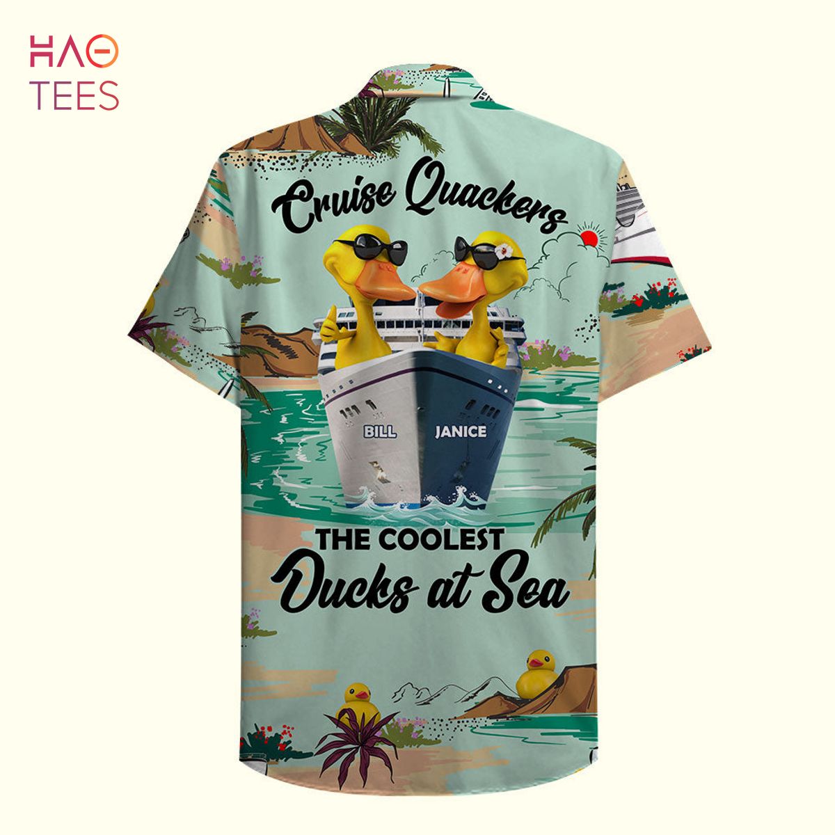 Cruise Quackers The Coolest Ducks At Sea Personalized Cruising Ducks Hawaiian Shirt Cruise Quackers The Coolest Ducks At Sea Personalized Cruising Ducks Hawaiian Shirt