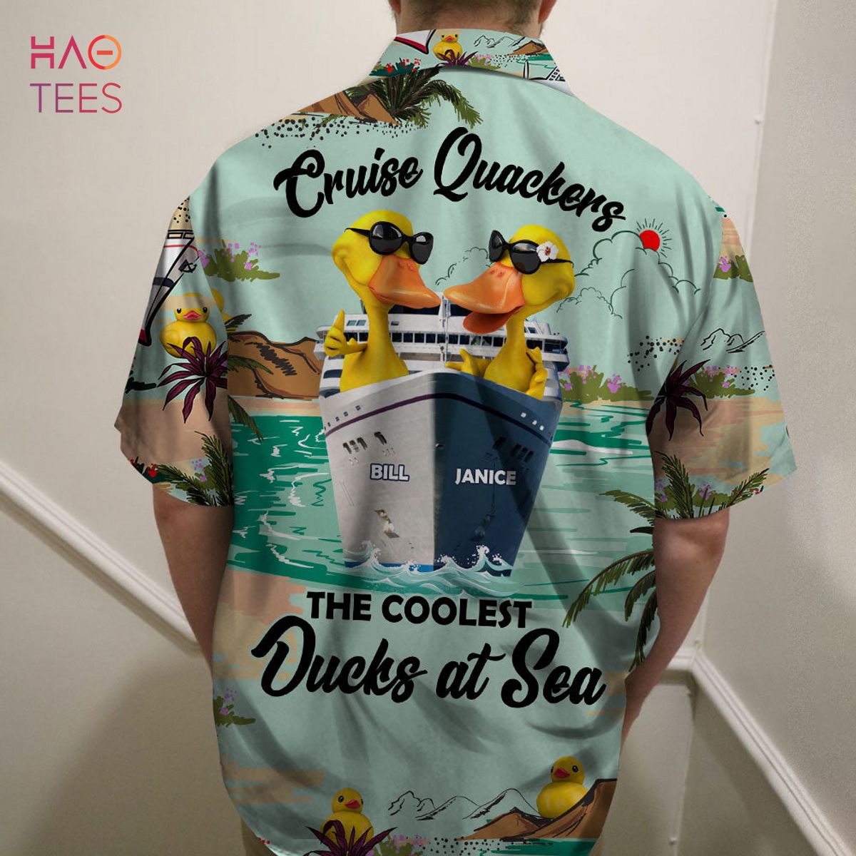 Cruise Quackers The Coolest Ducks At Sea Personalized Cruising Ducks Hawaiian Shirt Cruise Quackers The Coolest Ducks At Sea Personalized Cruising Ducks Hawaiian Shirt