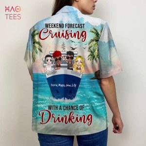 Cheers To Friends On Cruise Ship Personalized Cruising Friends Hawaiian Shirt