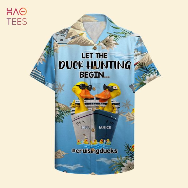 Let The Duck Hunting Begin CoupleHawaiian Shirt
