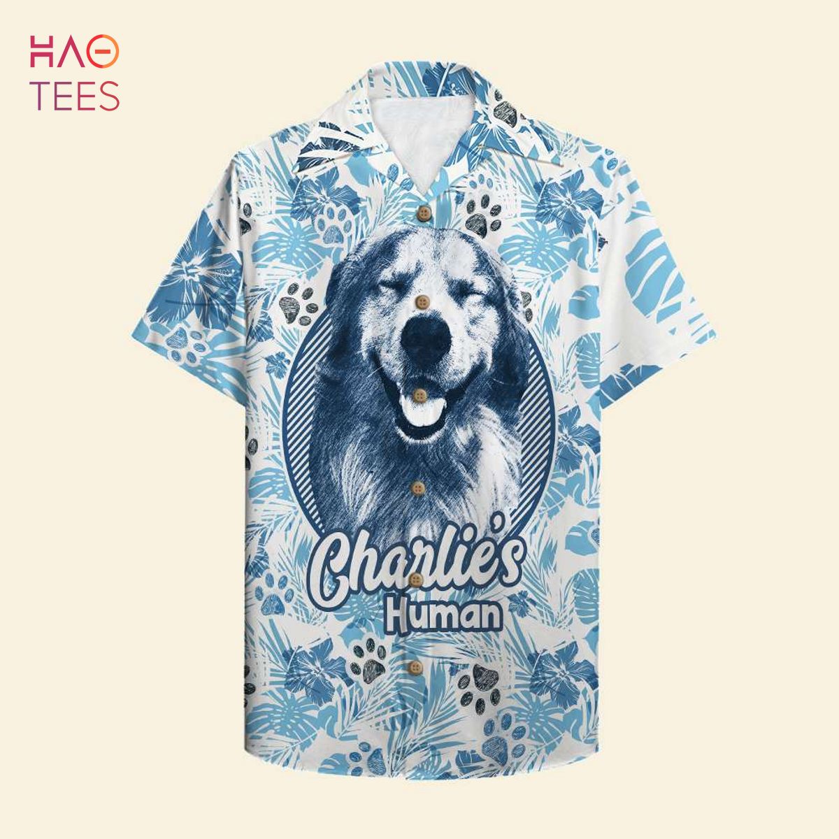 Dogs Personalized Hawaiian Shirt