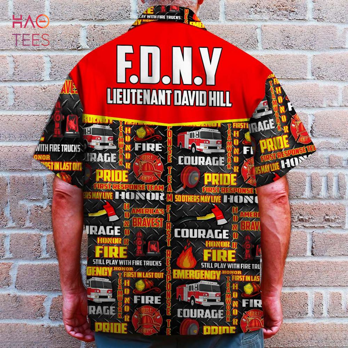 Still Play With Fire Trucks Personalized Firefighter Hawaiian Shirt