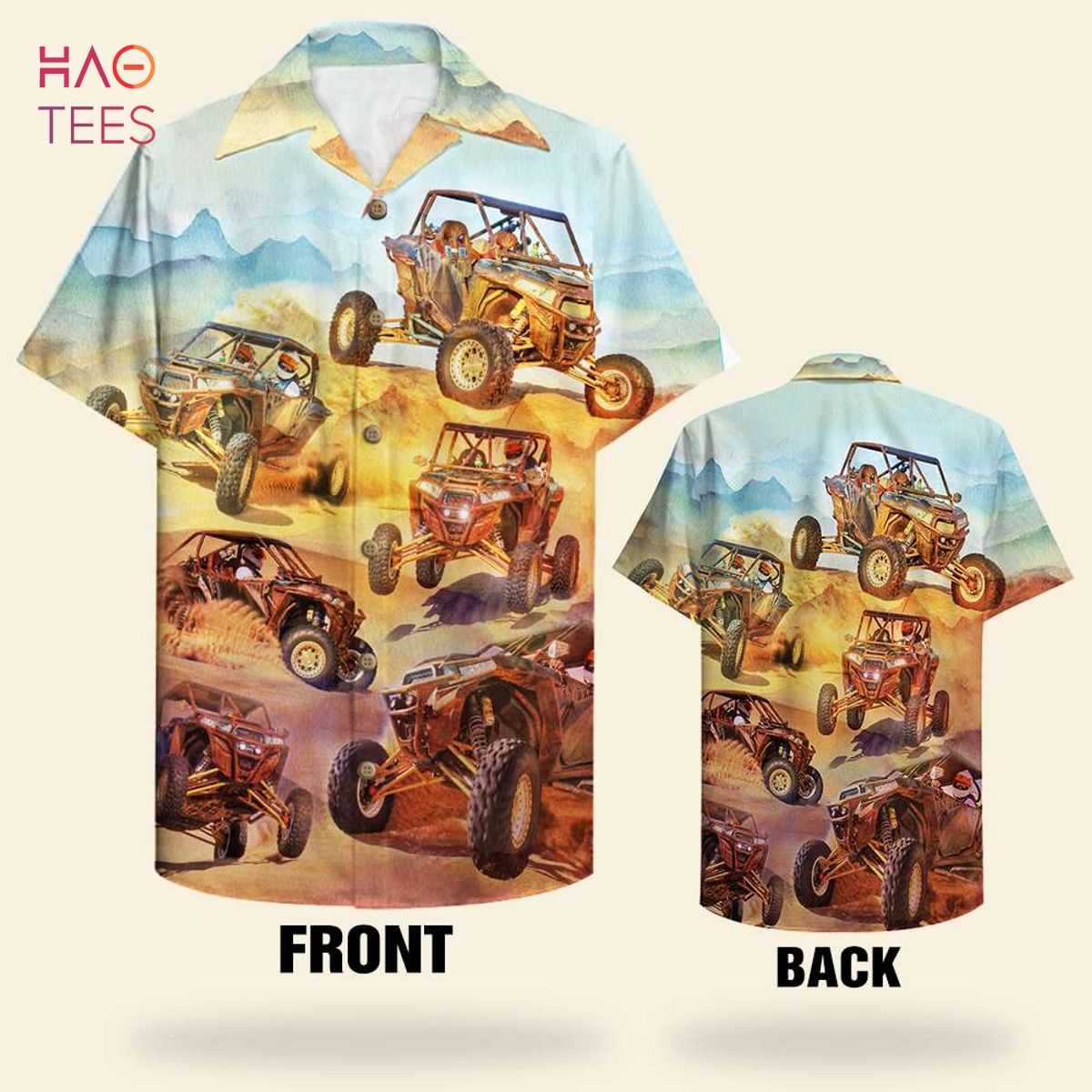 UTV Car Pattern Personalized Hawaiian Shirt UTV Car Pattern Personalized Hawaiian Shirt