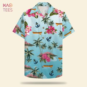 Just A Couple of Beer Drinkers Personalized Pontoon Couple Hawaiian Shirt