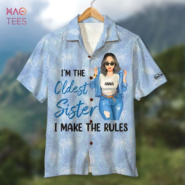 Older, Middle And Youngest Sister Personalized Sister Hawaiian Shirts