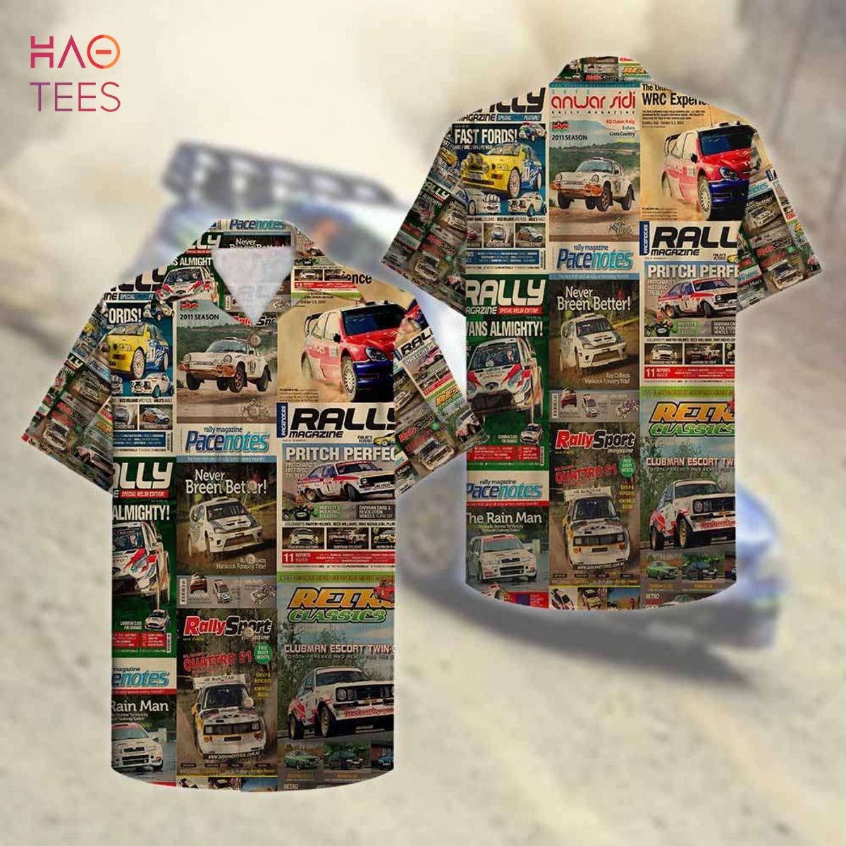 Rallying Magazine Hawaiian Shirt, Aloha Shirt Rallying Magazine Hawaiian Shirt, Aloha Shirt
