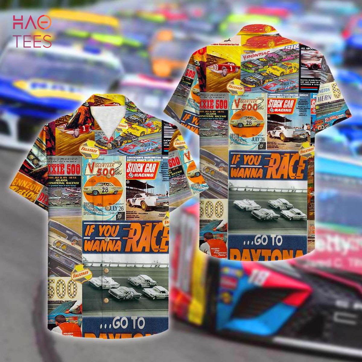 Stock Car Racing Magazine Hawaiian Shirt, Aloha Shirt Stock Car Racing Magazine Hawaiian Shirt, Aloha Shirt