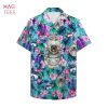 Palm Tree Pattern Pontoon Duck Hawaiian Shirt & Men Beach Shorts