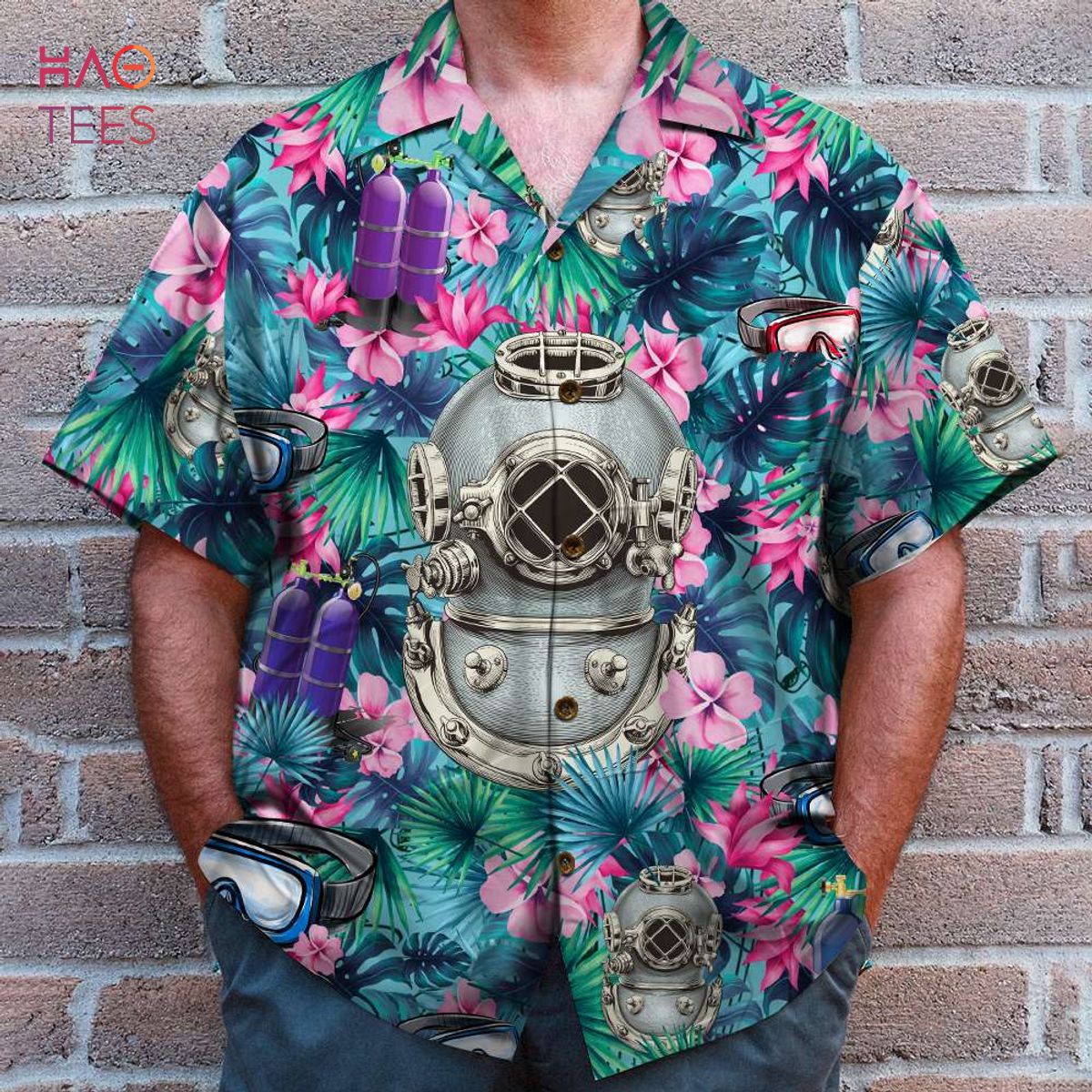 Scuba diving Hawaiian Shirt, Aloha Shirt Scuba diving Hawaiian Shirt, Aloha Shirt