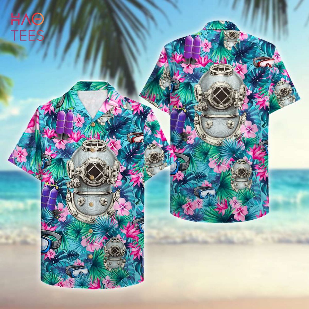 Scuba diving Hawaiian Shirt, Aloha Shirt Scuba diving Hawaiian Shirt, Aloha Shirt