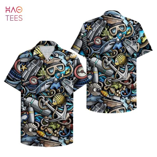 BEST Scuba diving Hawaiian Shirt, Aloha Shirt