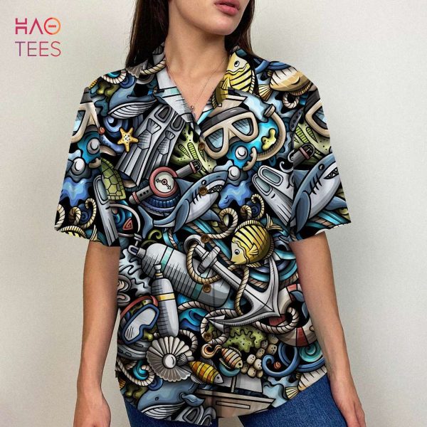 BEST Scuba diving Hawaiian Shirt, Aloha Shirt