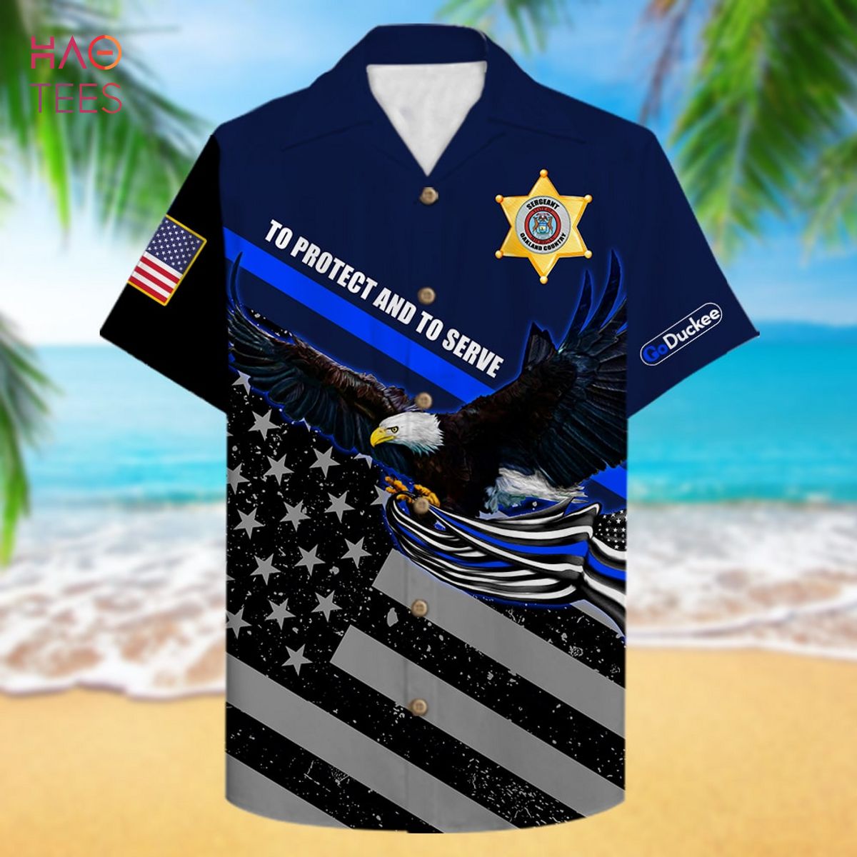 To Protect and To Serve - Personalized Hawaiian Shirt, Aloha Shirt To Protect and To Serve - Personalized Hawaiian Shirt, Aloha Shirt