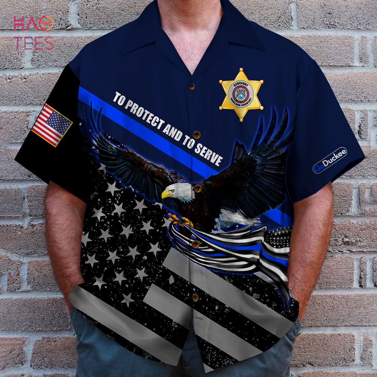 To Protect and To Serve - Personalized Hawaiian Shirt, Aloha Shirt To Protect and To Serve - Personalized Hawaiian Shirt, Aloha Shirt