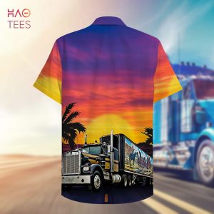 Trucker East bound and down Loaded up and truckin’ Hawaiian Shirt, Aloha Shirt