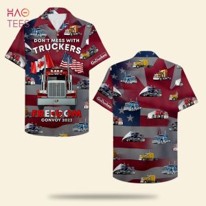 Truckers – Canada & American Truck Pattern Trucker Hawaiian Shirt