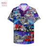 Trucker Semitruck pattern Hawaiian Shirt, Aloha Shirt