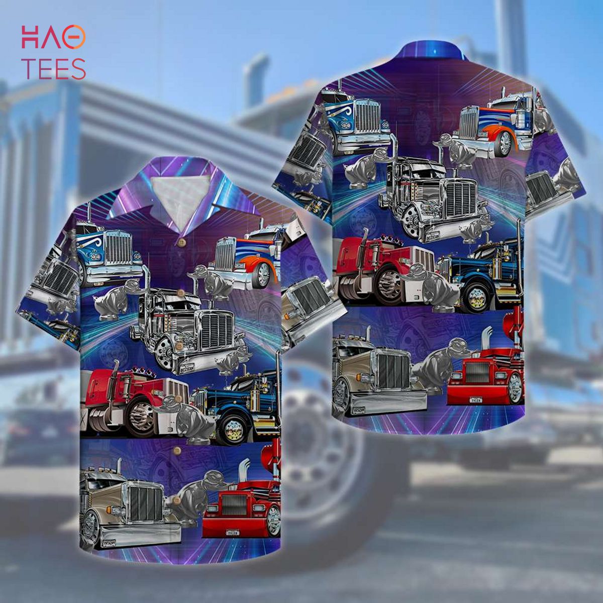 BEST Trucker Hawaiian Shirt, Aloha Shirt