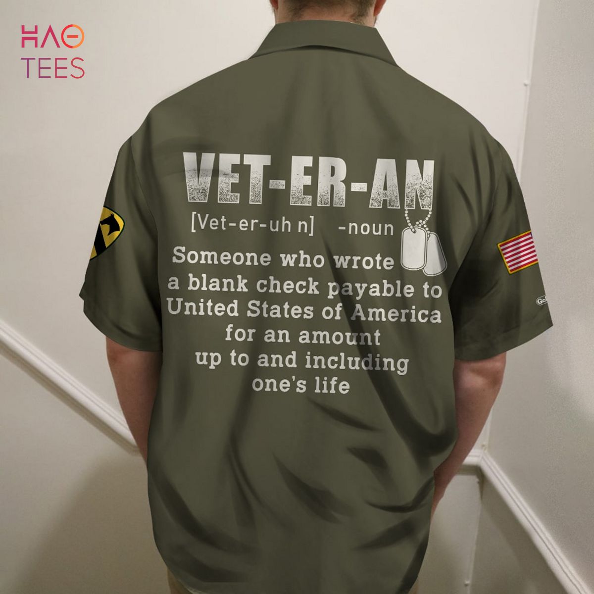 Custom Military Unit A Blank Check Payable Hawaiian Shirt Custom Military Unit A Blank Check Payable Hawaiian Shirt