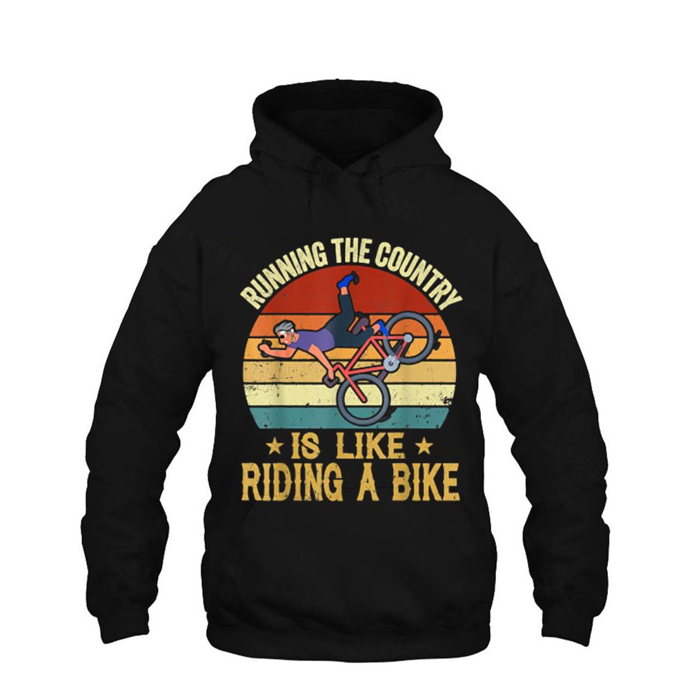 NEW Biden Bike Bicycle Running the country is like riding a bike Shirt NEW Biden Bike Bicycle Running the country is like riding a bike Shirt