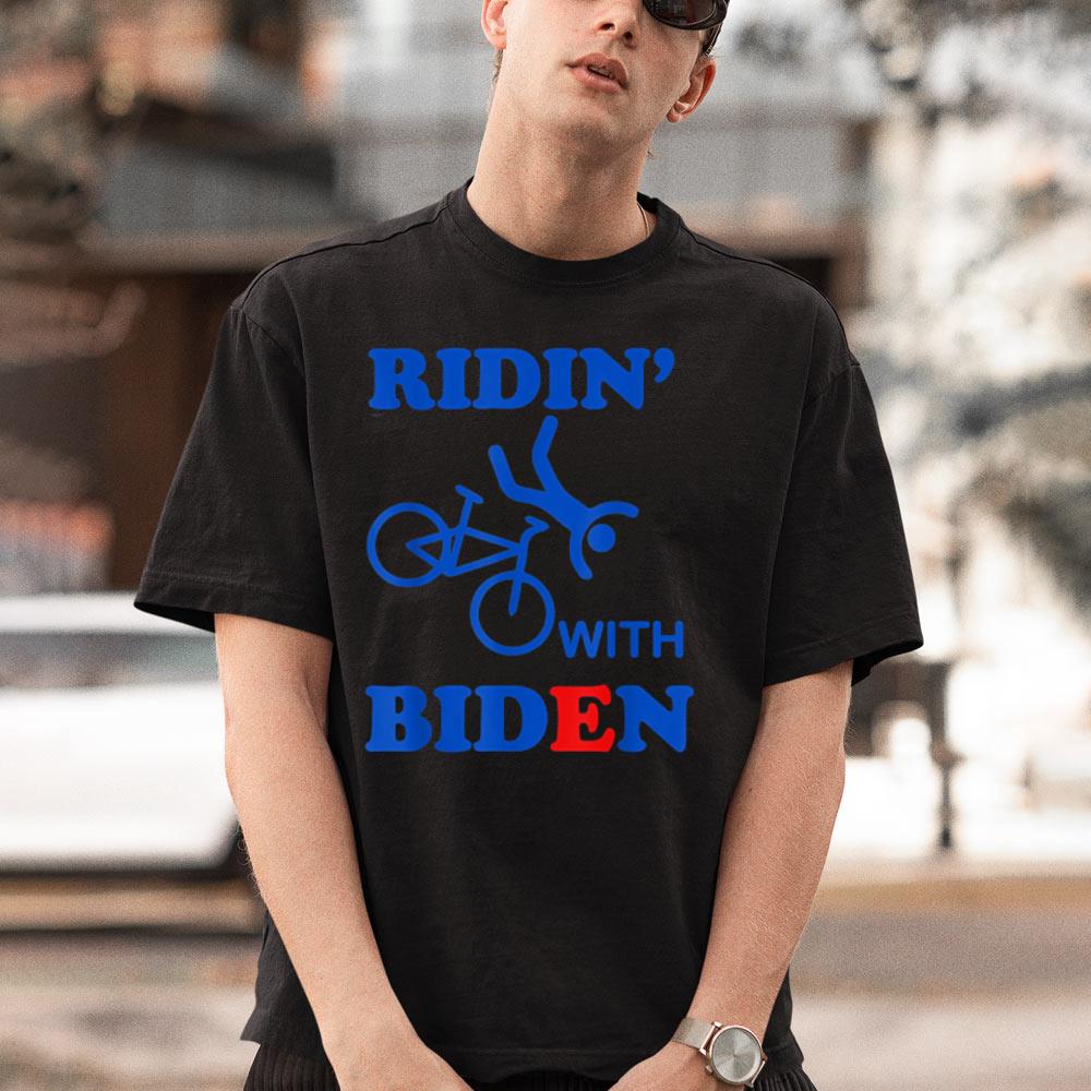 Falling With Biden Funny Riden With Biden Shirt