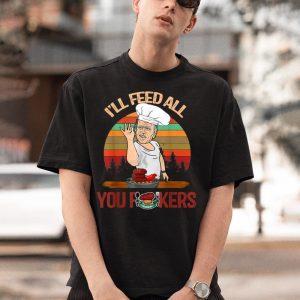 Funny Biden Bbq I’Ll Feed You All 4th Of July Vintage Shirt