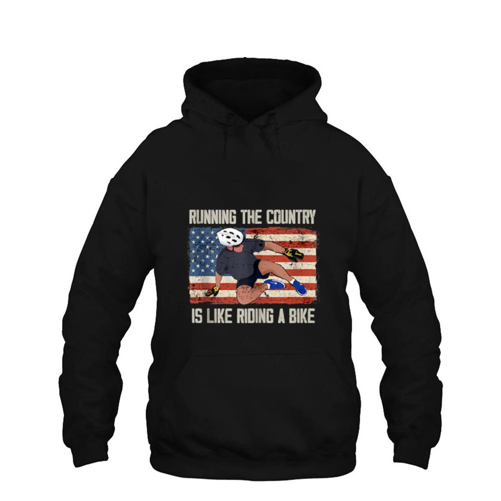 Funny Biden Bike, Running The Country Is Like Riding A Bike Shirt Funny Biden Bike, Running The Country Is Like Riding A Bike Shirt