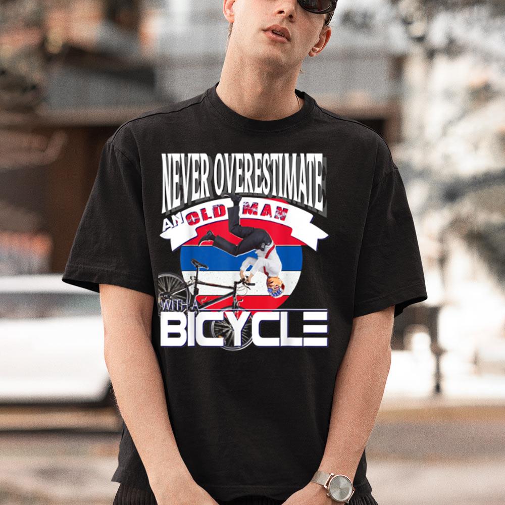 Joe Biden Bicycle Crash Bike Wreck I’m Good RIDIN With Biden Shirt