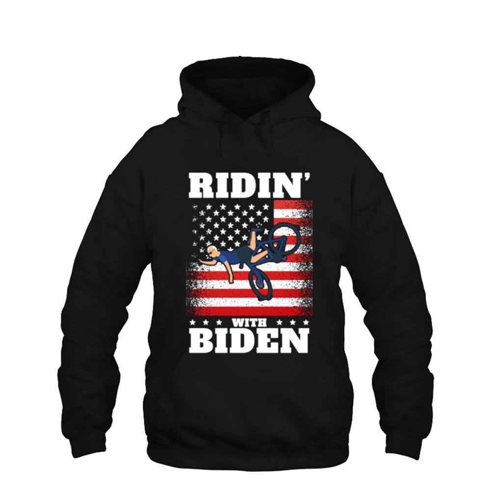 Joe Biden Falling With Biden Funny Ridin With Biden Sweatshirt Shirt Joe Biden Falling With Biden Funny Ridin With Biden Sweatshirt Shirt